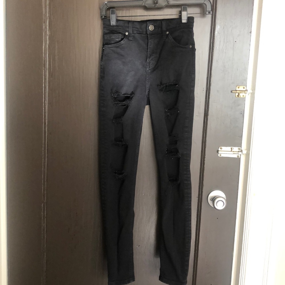 TOPSHOP JONI ripped jeans